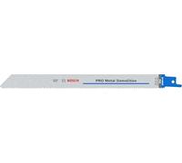 Bosch 2x Hoja de sierra sable PRO Metal S1125VF Demolition (para Tubos y perfiles metálicos, Metales no ferrosos, Longitud 225 mm, Professional Accesorios Sierra sable)