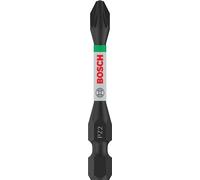 Bosch 2x Punta PRO Pozidriv Impact | Longitud 55 mm, Professional Accesorios Atornillador, Taladro/atornilladores perforadores
