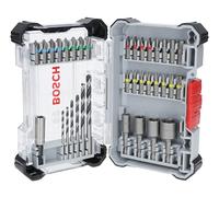 Bosch Juego de 35 brocas de destornillador extraduras y brocas metálicas HSS, 35 piezas (197 x 110,5 mm, accesorios profesionales, destornilladores y taladros), Versión actual