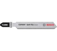 Bosch 3x Hoja de sierra de calar EXPERT Soft Tile Clean T150RD | para Baldosas de cerámica blanda, Baldosas de cerámica blanda, Longitud 83 mm, Professional Accesorios Sierra de calar