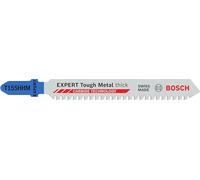 Bosch Hoja de sierra de calar EXPERT T155HHM 92 mm para acero inoxidable – Pack de 3