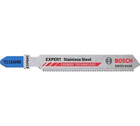 Bosch 3x Hoja de sierra de calar EXPERT Tough Metal thin T118AHM | para Láminas de acero inoxidable, Láminas de acero inoxidable, Longitud 83 mm, Professional Accesorios Sierra de calar