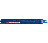 Bosch 3x Hoja EXPERT Medium-Thick Tough Metal S1155HHC (para Acero, Tubos de acero inoxidable, Longitud 225 mm, Professional Accesorios Sierra sable)