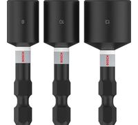 Bosch 3x PRO Nutsetter Impact | Longitud 50 mm, Professional Accesorios Atornillador, Taladro/atornilladores perforadores