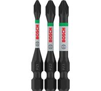 Bosch 3x Punta PRO Pozidriv Impact (125 x 50 mm, Professional Accesorios Atornillador, Atornillador)