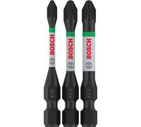 Bosch 3x Punta PRO Pozidriv Impact | Longitud 55 mm, Professional Accesorios Atornillador, Taladro/atornilladores perforadores