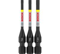 Bosch 3x Punta PRO Torx Impact (125 x 50 mm, Professional Accesorios Atornillador, Atornillador)