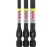 Bosch 3x Punta PRO Torx Impact (125 x 50 mm, Professional Accesorios Atornillador, Atornillador)