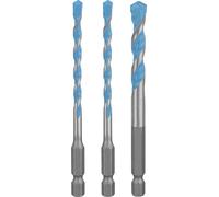 Bosch 3x Set de brocas EXPERT HEX-9 Multi Construction (para Hormigón, Baldosas de cerámica blanda, Ø 5,0, 6,0, 8,0 mm, Professional Accesorios Taladro)