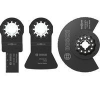 Bosch 3x Set de hojas para alicatar (para Mortero, Cola, 134 x 104 mm, Professional Accesorios Multiherramientas)