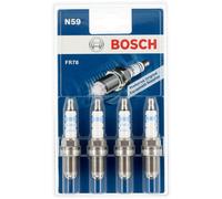 Bosch 4x Paquete Bujía M14x1, 25 Sw 16mm Llave Longitud de Rosca 19mm 0,9mm FR78