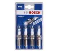Bosch 4x Paquete De Bujía M14x1,25 SW 16mm Llave Longitud De Rosca 25mm 1,3mm