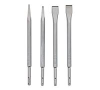 Bosch 4x Set de cinceles PRO SDS plus-4C, 4 uds. | para Hormigón, Ladrillo, Professional Accesorios Martillo perforador, Martillos
