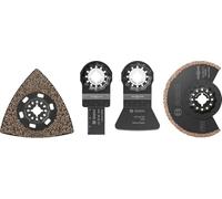 Bosch 4x Set para alicatar | para Mortero, Cola, 134 x 104 mm, Professional Accesorios Multiherramientas