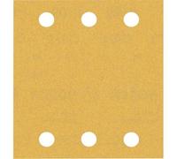 Bosch 50 hojas de lija Expert C470 con 6 agujeros (para pintura sobre madera, madera dura, diámetro de 115 x 107 mm, grano 180, accesorio profesional lijadora orbital)