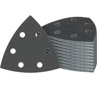 Bosch 50 hojas de lija PRO F355 para lijadoras Delta (para hormigón, piedra dura, Ø 93 x 93 mm, accesorio profesional multiherramienta, lijadora delta)