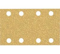 Bosch 50 x Papel de lija Expert C470 con 8 agujeros (para pintura sobre madera, madera dura, diámetro 80 x 133 mm, grano 40, accesorio profesional lijadora orbital)