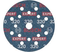Bosch 50x Disco de lija EXPERT O780 Foil | para Madera dura, Pintura sobre madera, Grano 320, Professional Accesorios Lijadora excéntrica