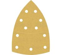 Bosch 50x Papel de lija EXPERT C470 con 11 agujeros para multilijadoras | para Pintura sobre madera, Madera dura, Ø 102x62/93 mm, Grano 180, Professional Accesorios Multilijadora