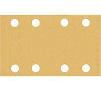 Bosch 50x Papel de lija EXPERT C470 con 8 agujeros para lijadoras orbitales | para Pintura sobre madera, Madera dura, Ø 80x133 mm, Grano 120, Professional Accesorios Lijadora orbital