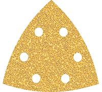 Bosch 50x Papel de lija EXPERT C470 para lijadoras delta | para Pintura sobre madera, Madera dura, Ø 93x93 mm, Grano 40, Professional Accesorios Lijadora delta