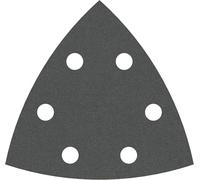 Bosch 5x Hoja de lija PRO F355 para lijadoras delta | para Hormigón, Piedra dura, Ø 93x93 mm, Grano 320, Professional Accesorios Multiherramienta, Lijadora delta