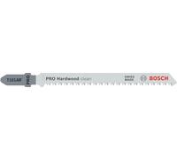 Bosch Hojas de sierra de calar T 101 AIF Clean – 5 unidades para madera dura, corte recto