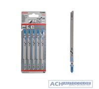 Bosch 5x Hoja para Caladora T 318B Basic para Metal 2608631404