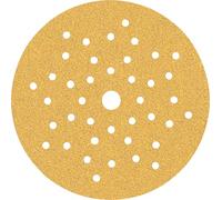 Bosch 5x Papel de lija EXPERT C470 multiperforado | para Pintura sobre madera, Madera dura, Grano 60, Professional Accesorios Lijadora excéntrica, Lijadora orbital