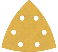 Bosch 5x Papel de lija EXPERT C470 para lijadoras delta | para Pintura sobre madera, Madera dura, Ø 93x93 mm, Grano 320, Professional Accesorios Lijadora delta