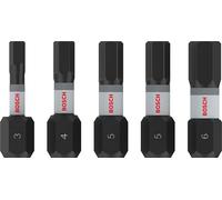 Bosch 5x Punta de percusión PRO Hex (100 x 75 mm, Professional Accesorios Atornillador, Atornillador)