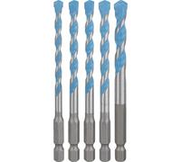Bosch 5x Set de brocas EXPERT HEX-9 Multi Construction (para Hormigón, Baldosas de cerámica blanda, Ø 5,5, 6,0, 6,0, 7,0, 8,0 mm, Professional Accesorios Taladro)