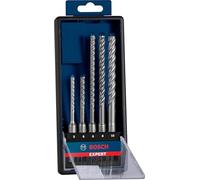 Bosch 5x Set de brocas para martillo EXPERT SDS plus-7X | para Piedra blanda, Piedra dura, Ø 5,00, 6,00, 6,00, 8,00, 10,00 mm, Professional Accesorios Martillo perforador