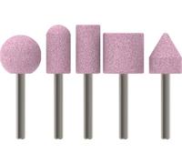 Bosch 5x Set Puntas Insert. PRO Steel p/Amol. Rectas Vástago Cil. | para Acero, Hierro fundido, Professional Accesorios Amoladora recta