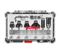BOSCH 6 pc. Carbide-Tipped Trim and Edging Router Bit Set