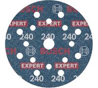 Bosch Discos de lija EXPERT O780 125 mm – 6 uds, Grano 240 para lijadora excéntrica