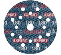 Bosch 6x Disco de lija para láminas EXPERT O780, 125 mm (para Madera dura, Pintura sobre madera, Ø 125 mm, Grano 180, Professional Accesorios Lijadora excéntrica)