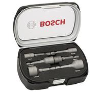 Bosch 6x Set de 6 llaves de vaso Extra Hard | Longitud 50 mm, Professional Accesorios Atornillador