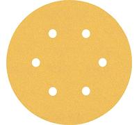Bosch Professional 6 x Set de lijas Expert C470 con 6 agujeros, para Madera dura, Pintura sobre madera, 150 mm, Grano 2 x 60, 2 x 120, 2 x 240, Accesorios Lijadora excéntrica
