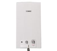 Bosch 7736504165 calentador metano Camera abierta, Blanco