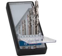Bosch Professional 2 607 019 923 - Set de 7 brocas para madera Robust Line, vástago hexagonal - 2; 3; 3; 4; 5; 6; 8 mm (pack de 7), plata