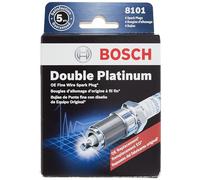 Bosch 8101 Double Platinum Spark Plug, Up to 3X Longer Life (Pack of 4)