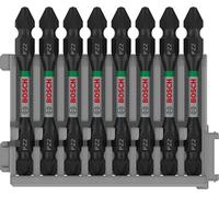 Bosch 8x Broca de punta doble PRO Impact con índice Pick and Click | Longitud 65 mm, Professional Accesorios Atornillador, Taladro/atornilladores perforadores