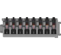 Bosch 8x Punta de percusión PRO Robertson | Longitud 55 mm, Professional Accesorios Atornillador, Taladro/atornilladores perforadores