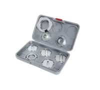 Bosch Juego de guías de plantillas 8X PRO, imperial, para enrutadores (140 x 58 mm)