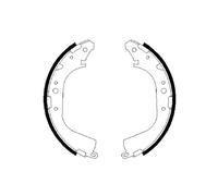 Bosch 986487354 zapata de freno
