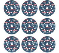 Bosch 9x Set de 9 discos de lija para láminas EXPERT O780, 125 mm (para Madera dura, Pintura sobre madera, Ø 125 mm, Grano 3x80, 3x120, 3x180, Professional Accesorios Lijadora excéntrica)