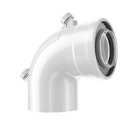 Bosch Abgaszubehör FC-CER60-87 Doppelrohrbogen Apertura, D: 60/100 MM