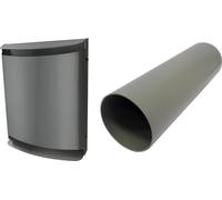 BOSCH Accesorio ventilación descentralizada LRE 160 B Kit de preinstalación de ventilador, capota exterior metálica antracita - 7735600374