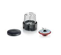 Bosch Accesorios MUZS68CG, picadora universal de cubitos de hielo, granos de café, para picar verduras, frutas, carne, para robot de cocina serie 6, serie 8, negro/acero inoxidable
